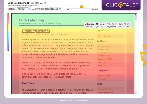 scroll-heatmap-clicktale