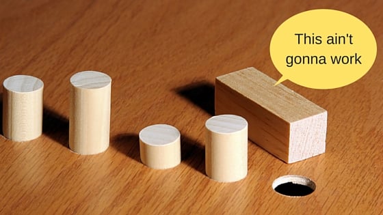 You startup's core values: round pegs for round holes